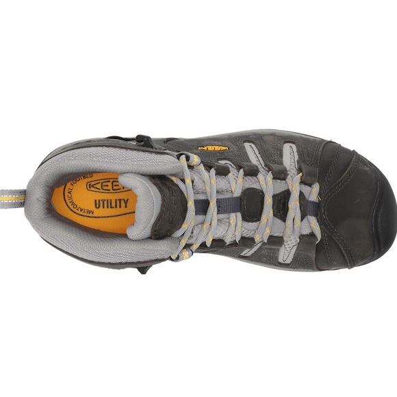 New Keen Women’s steel Toe Utility Boots Flint 2 Mid Rise Sz 7 Magnet/Vapor 37.5 - Picture 7 of 8